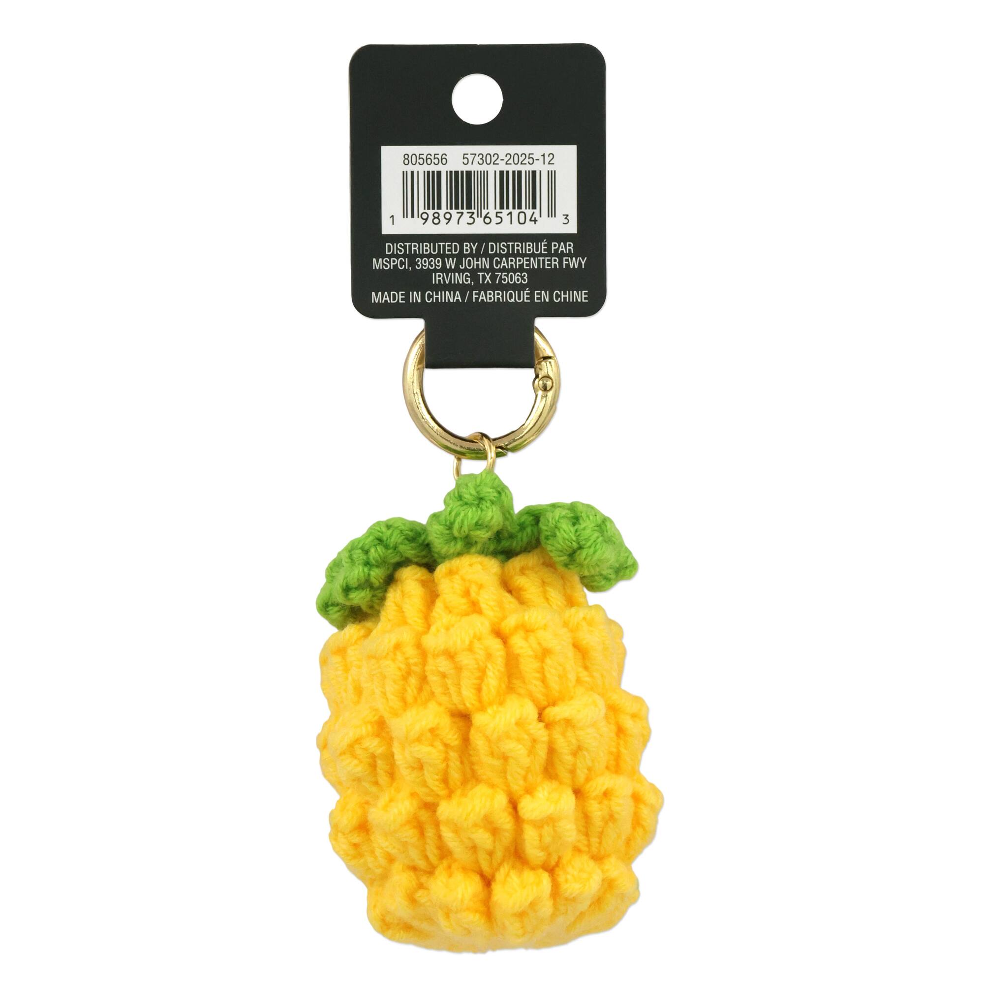 Summer Knit Pineapple Bag Charm by Make Market®